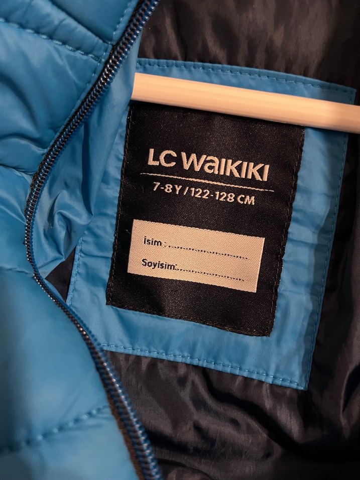 Erkek Çocuk Mavi Fermuarlı Mont - Görsel 3