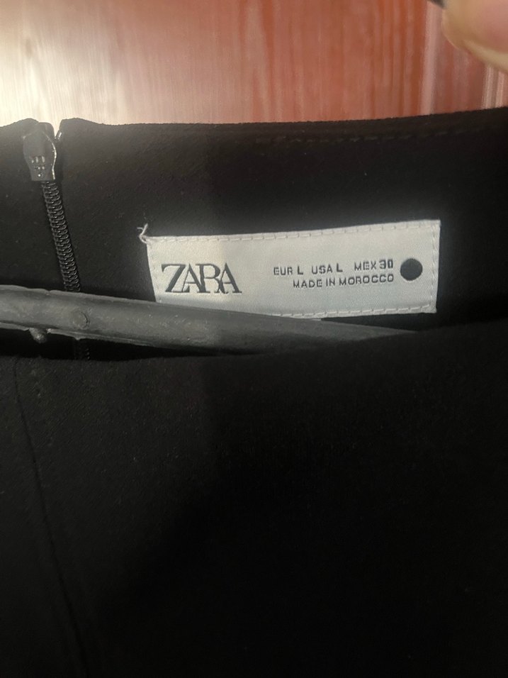 Siyah  Kolsuz Mini elbise - Görsel 3