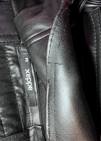 Kadın Siyah Deri Uzun Askılı Tulum - Görsel 2