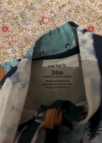 Carters Erkek Çocuk Renkli Baskılı Kısa Kollu Mayo - Görsel 3