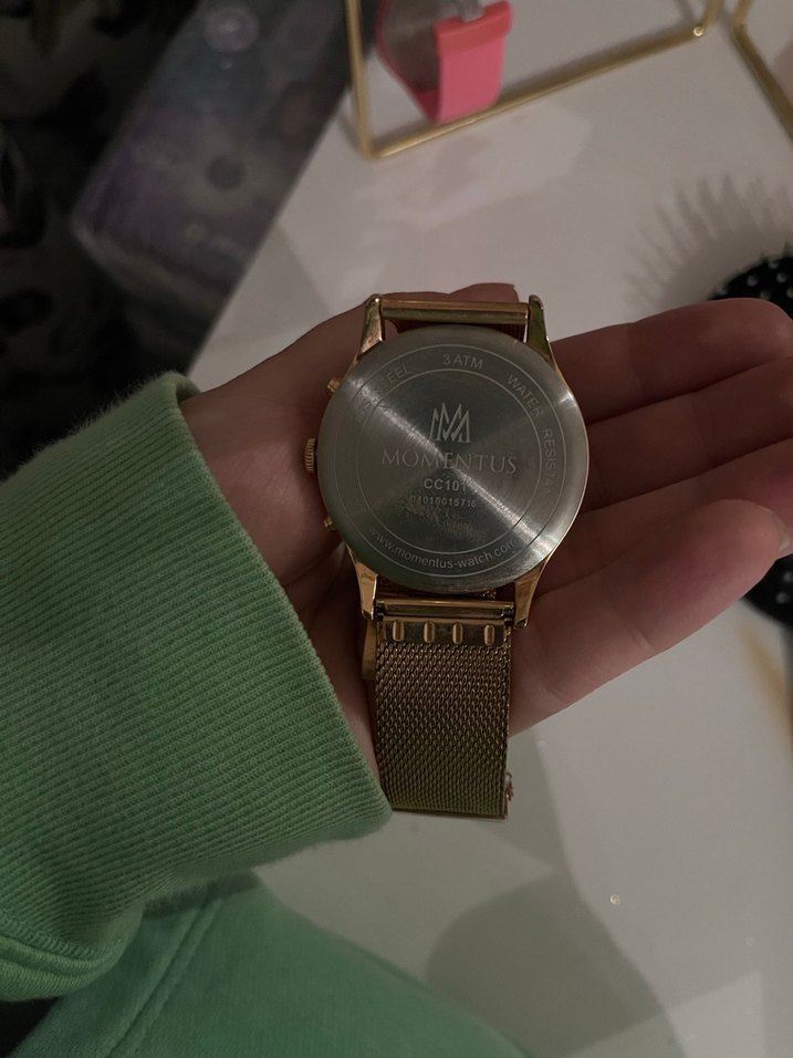 Momentus Modern Klasik Altın kadın Kol Saati - Görsel 2