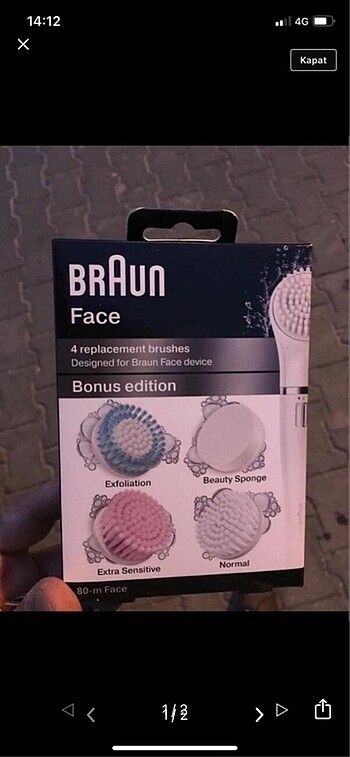 Braun yedek başlık