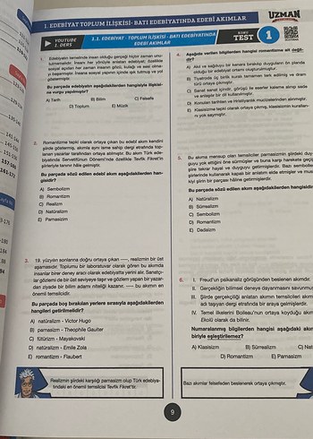 Beden Renk 11. Sınıf Türk Dili ve Edebiyatı Soru Bankası