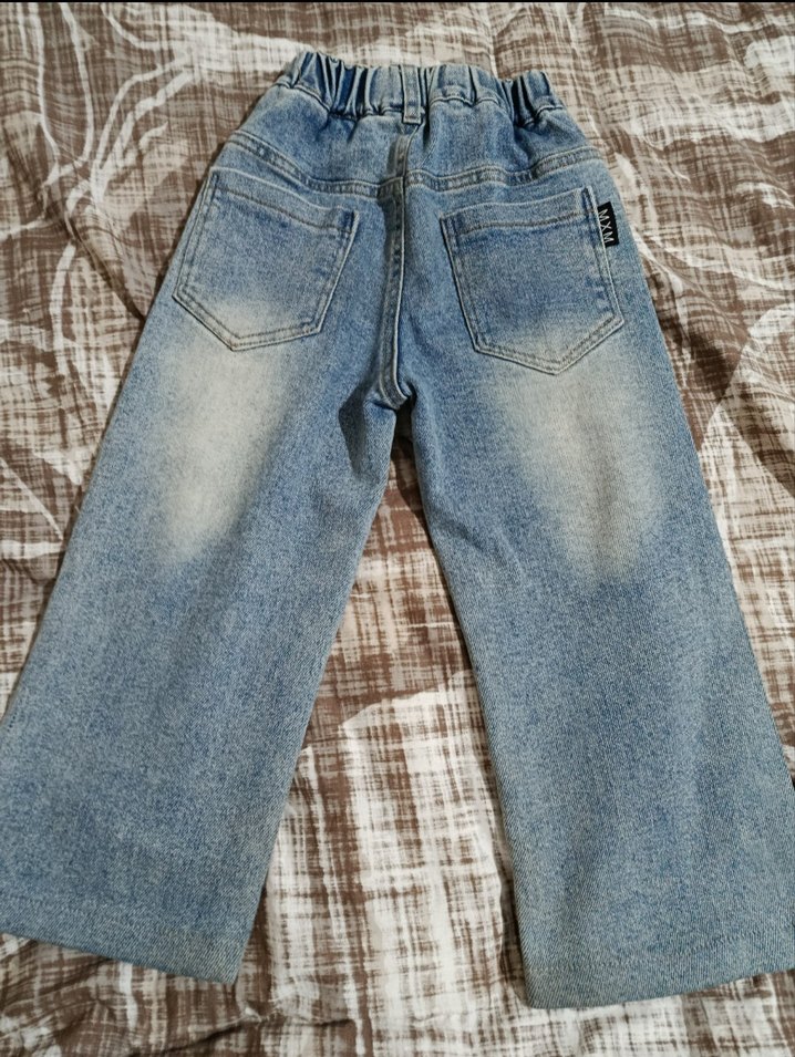 Kız Çocuk kot pantolon - Görsel 3
