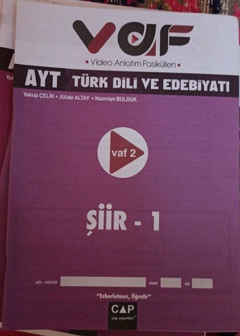 Beden AYT Türk Dili ve Edebiyatı Video Anlatım Fasikülleri