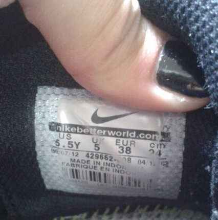38 Beden siyah Renk orjinal nike