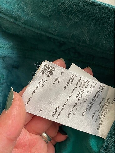 34 Beden yeşil Renk Escada orjinal pantolon