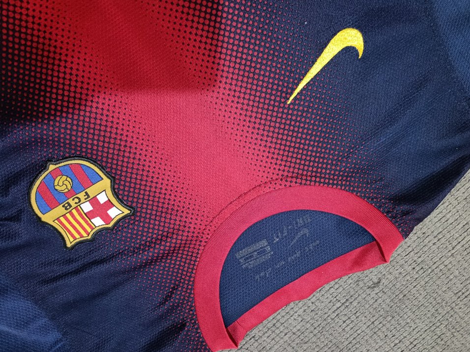 Erkek Lacivert Bordo Barcelona Spor Tişörtü - Görsel 2