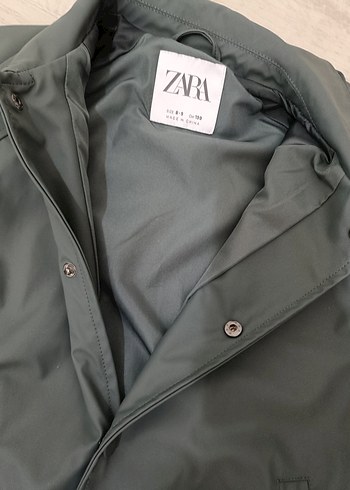 Zara Erkek Gri Düğmeli Street Wear Ceket - Görsel 9