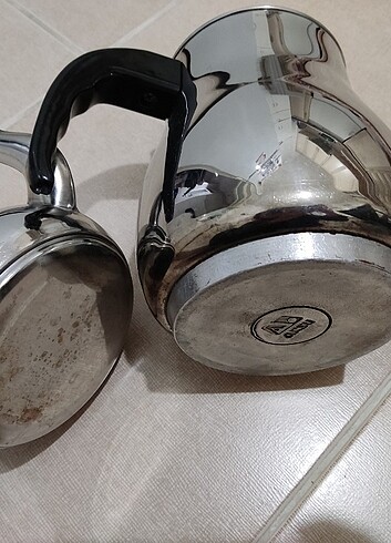 Çelik çaydanlık büyük boy  - Görsel 5