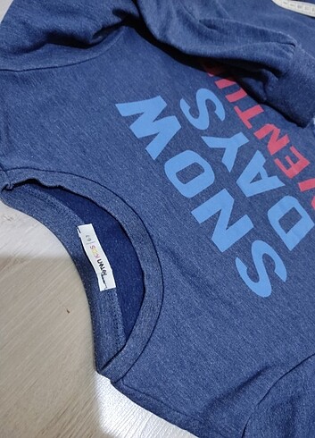 Kazak sweatshirtler birlikte koton - Görsel 2