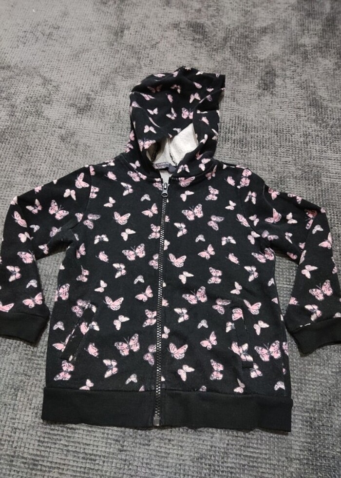 LCW 4/5 yaş fermuarlı kapşonlu cepli sweatshirt  - Görsel 2