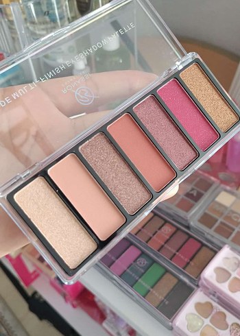 Pembe Tonlarda Işıltılı Göz Farı Paleti