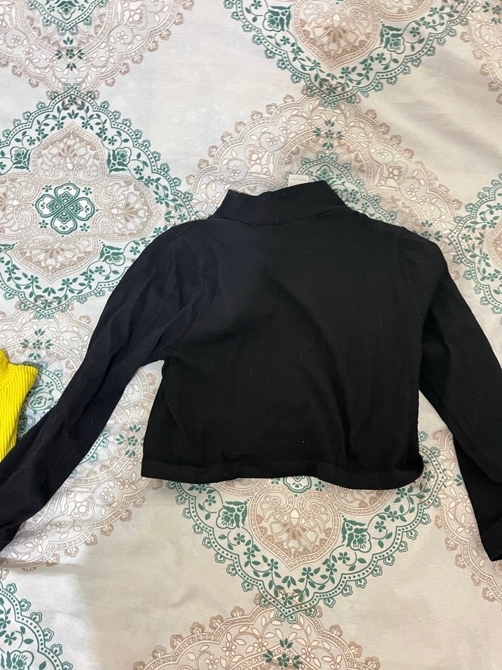 Yüksek Yaka Uzun Kollu Kadın Triko - Görsel 2