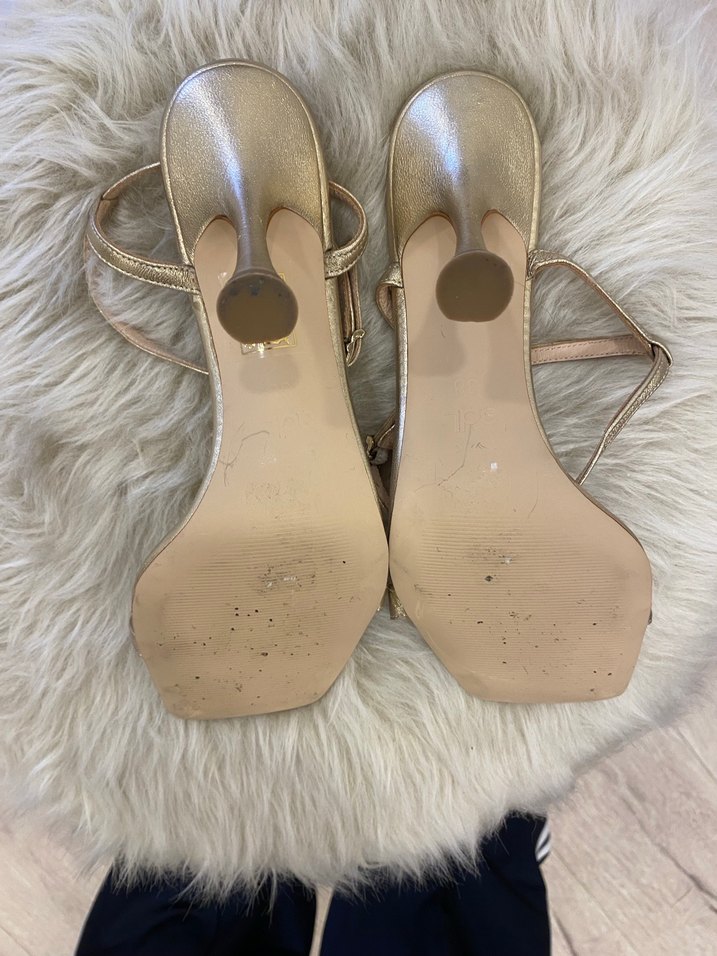 Adil ışık gold tek bant ayakkabı - Görsel 5