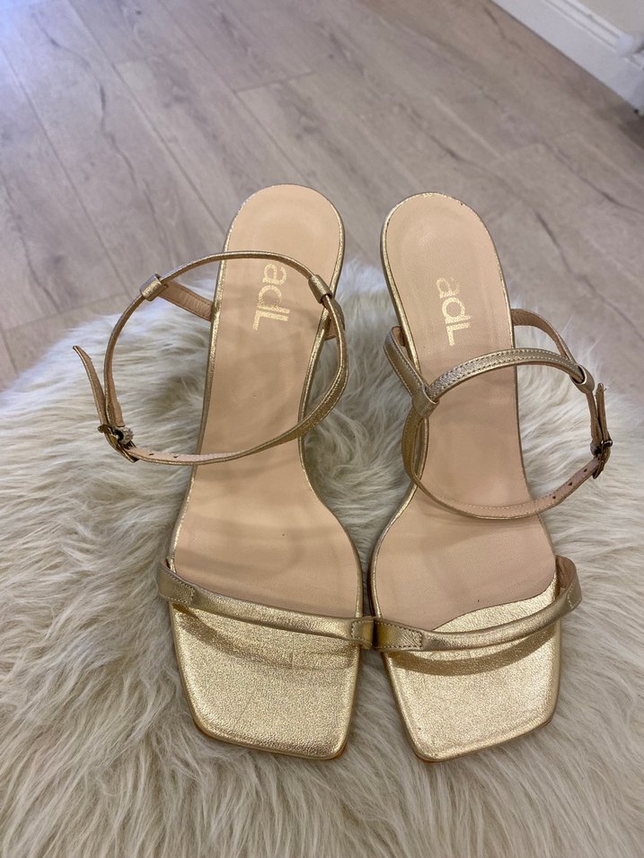 Adil ışık gold tek bant ayakkabı - Görsel 4