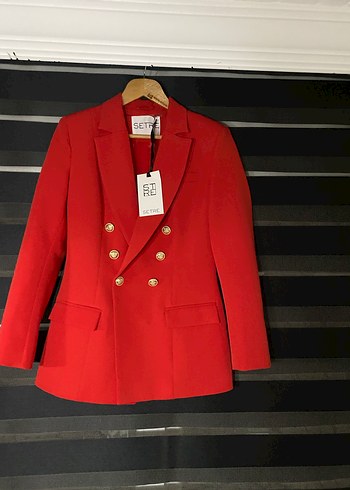 Setre Setre gokd düğme blazer