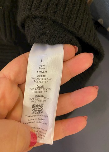 Adil ışık incili örgü Kazak - Görsel 4