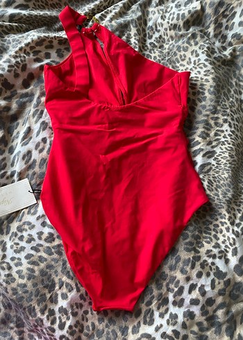 Adil ışık Drapeli  tek omuz Mayo - Görsel 3