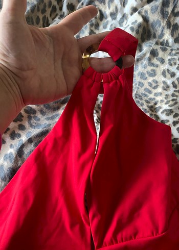 Adil ışık Drapeli  tek omuz Mayo - Görsel 2