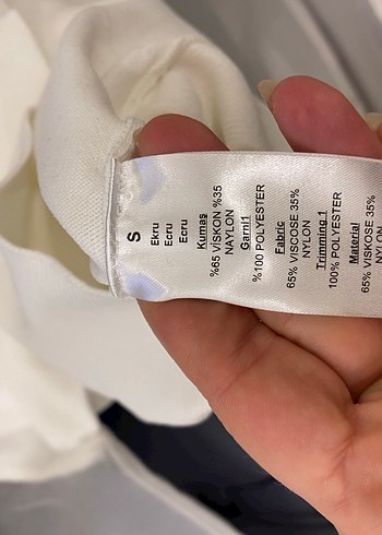 Adil ışık bebe yaka organze kol triko - Görsel 6