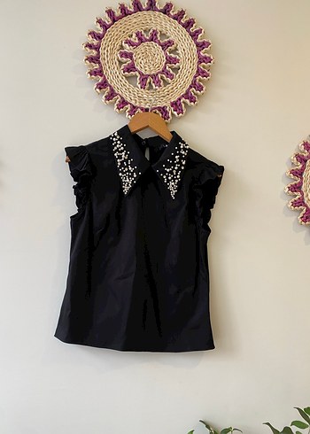 ADİL IŞIK İNCİLİ TAŞLI PAMUK GÖMLEK - Görsel 2