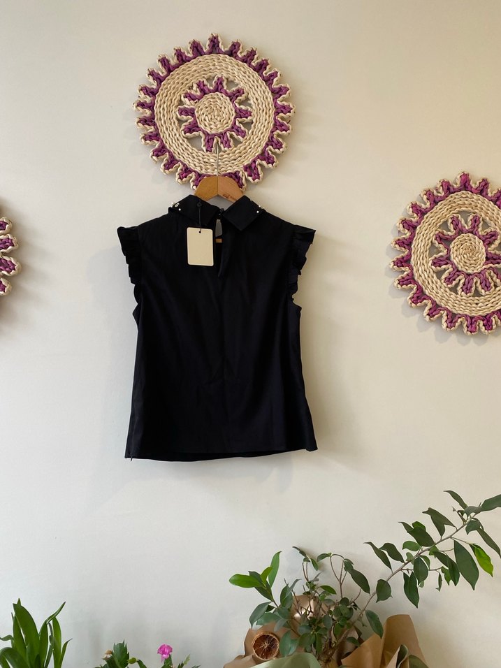 ADİL IŞIK İNCİLİ TAŞLI PAMUK GÖMLEK - Görsel 4