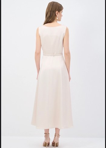 Adil ışık vanilya incili elbise - Görsel 3