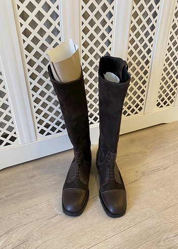 Adiş ışık hakiki süet çizme - Görsel 2