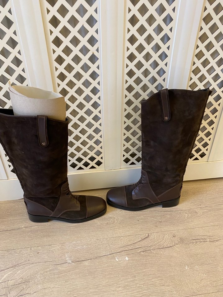 Adiş ışık hakiki süet çizme - Görsel 4