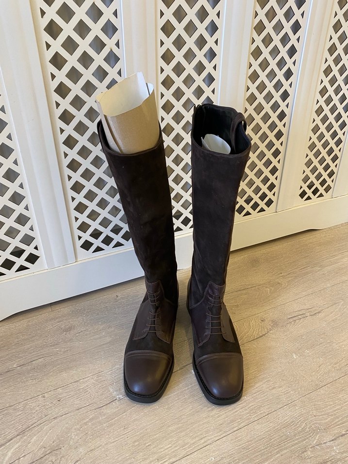 Adiş ışık hakiki süet çizme - Görsel 2