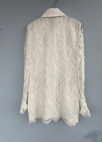 Adil ışık gold düğme dantel ceket - Görsel 4