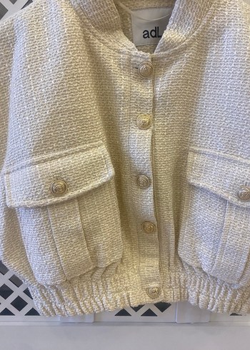 Adil ışık tüvit simli bomber ceket - Görsel 2