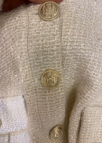 Adil ışık tüvit simli bomber ceket - Görsel 6