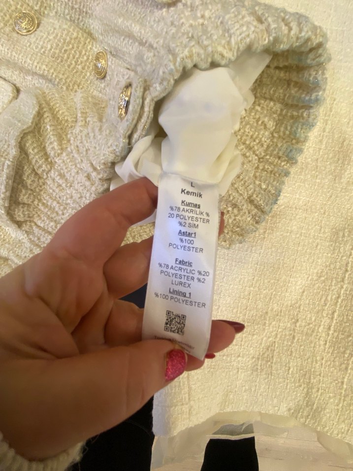 Adil ışık tüvit simli bomber ceket - Görsel 4