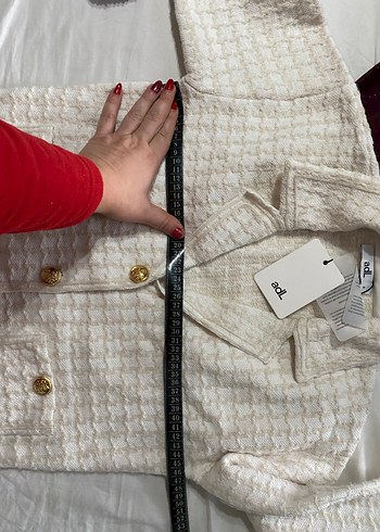 Adil ışık gold düğmeli triko takım - Görsel 6