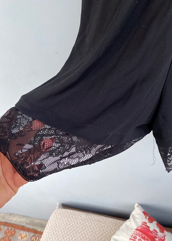 Mango dantelli şort tulum - Görsel 2