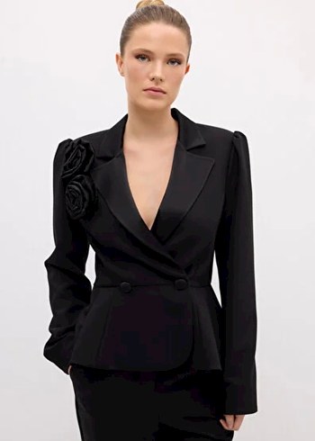 Mert aslan peplum ceket - Görsel 2