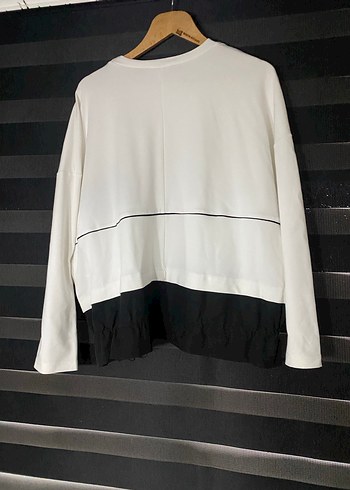Adiş ışık bel detaylı Sweatshirt - Görsel 5