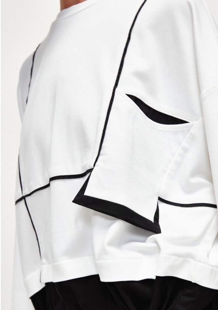 Adiş ışık bel detaylı Sweatshirt - Görsel 2