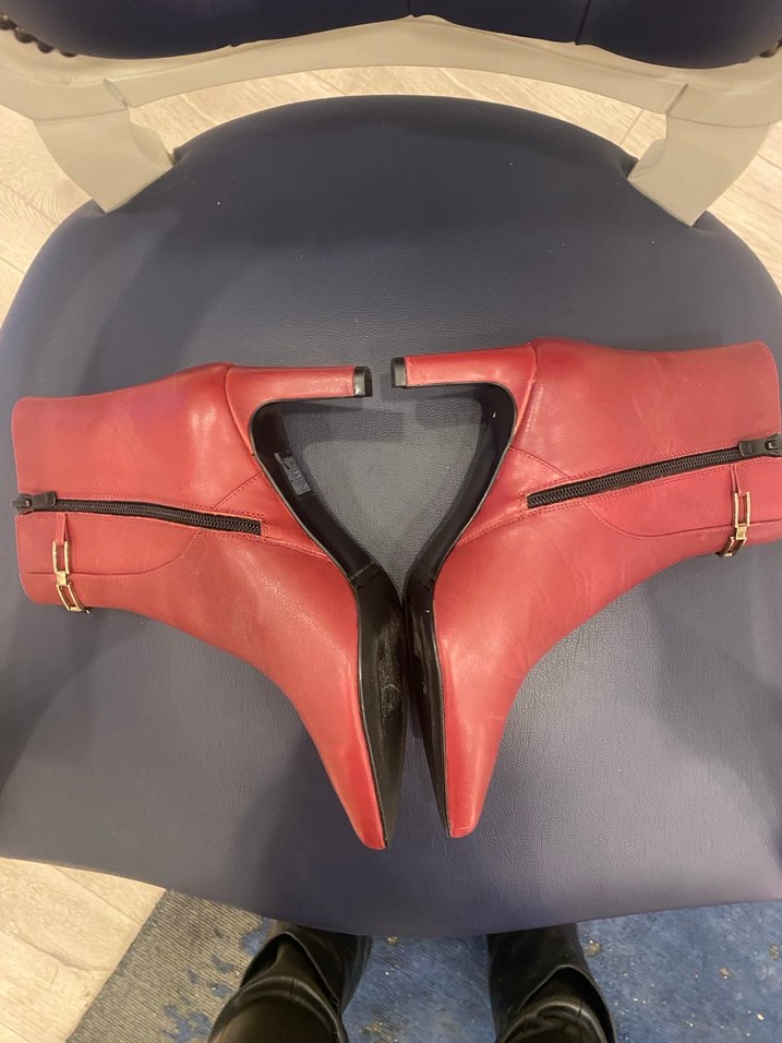 Adil ışık hakiki deri bordo boy - Görsel 3