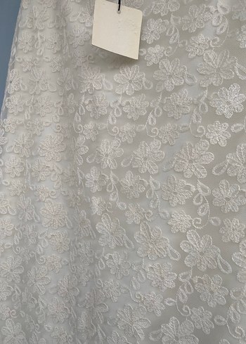 Adil ışık dantel midi etek - Görsel 4