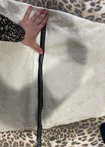 Adil ışık dantel midi etek - Görsel 8