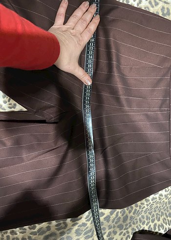 Adil ışık yünlü yeni sezon çizgili takım - Görsel 4