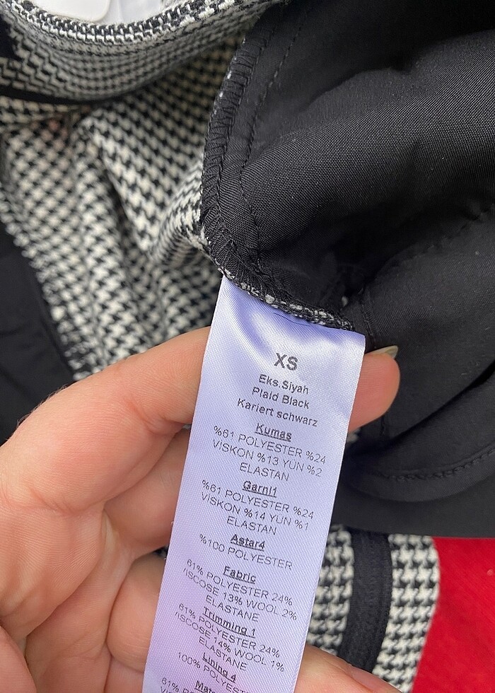 Adil ışık yünlü pantalon - Görsel 4