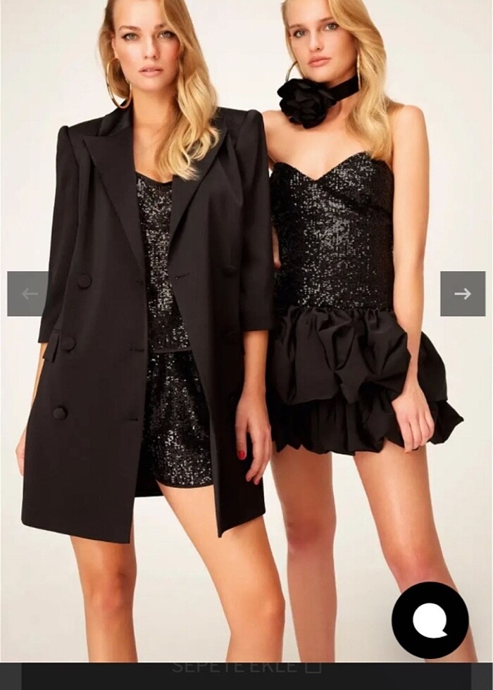 Mert aslan  payet elbise - Görsel 2