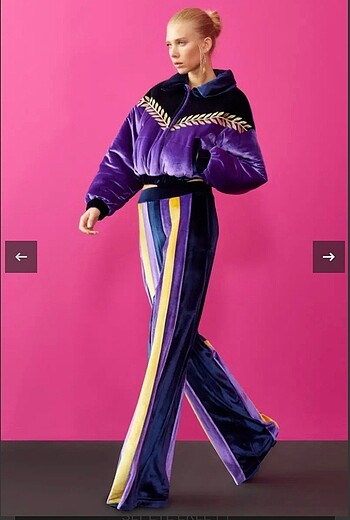 Adil ışık kadife pantolon - Görsel 2