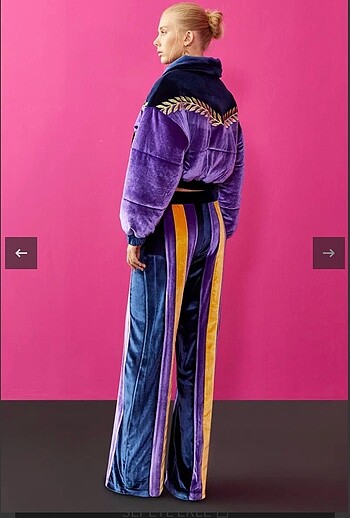 Adil ışık kadife pantolon - Görsel 4