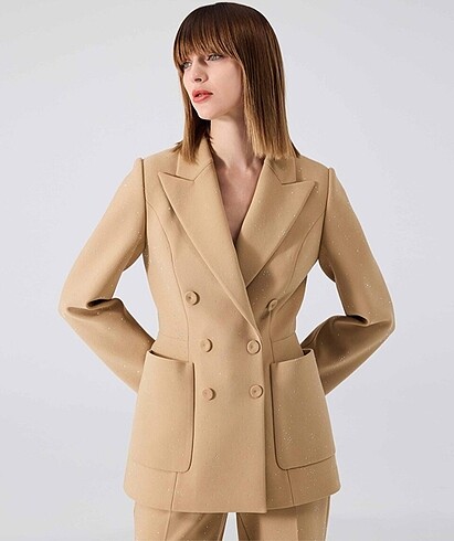 Machka yeni seson taşlı blazer