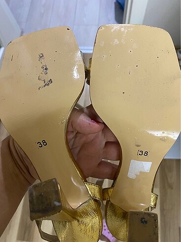 Adil ışık gold tek bantlı ayakkabı - Görsel 6